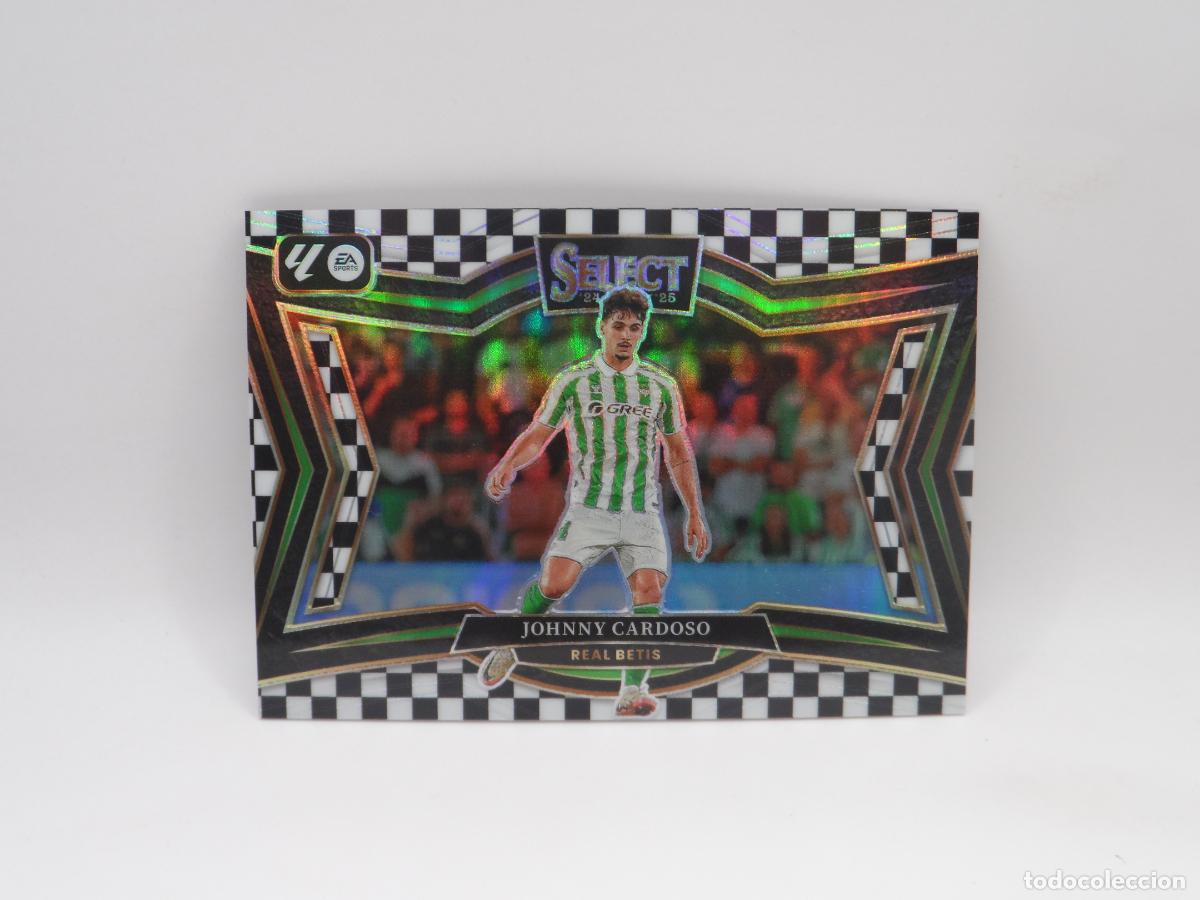 Figurine di Calcio: 230 JOHNNY CARDOSO CHECKERBOARD BETIS PANINI SELECT LIGA 2024 2025 24 25 FIELD LEVEL PRIZM