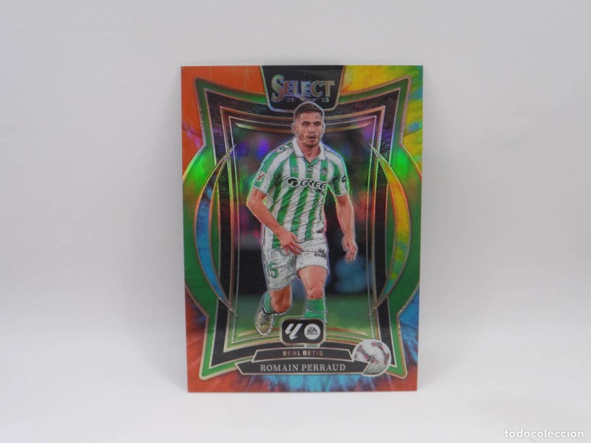 Figurine di Calcio: 39 ROMAIN PERRAUD NUMERADA /25 TIED-DYE PRIZM BETIS PANINI SELECT 2024 2025 24 25