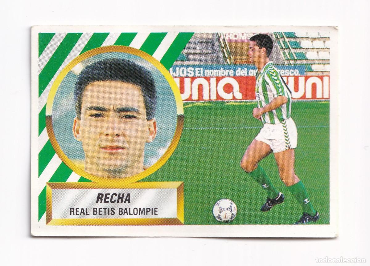 Fu&szlig;ball-Sticker: Cromo f&uacute;tbol RECHA Betis 1988 1989 Ediciones Este SIN PEGAR