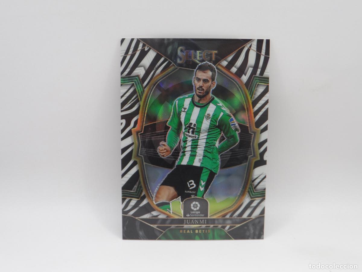 Fu&szlig;ball-Sticker: 66 JUANMI NUMERADA /25 ZEBRA BETIS PANINI SELECT 2022 2023 22 23 PRIZM