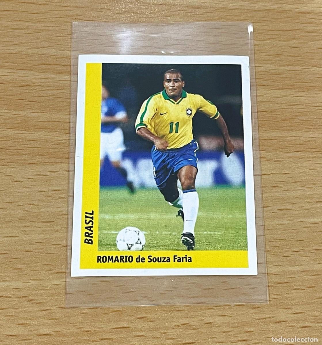 Fu&szlig;ball-Sticker: CROMO STICKER DS MUNDIAL DE F&Uacute;TBOL FRANCIA 98 n&ordm; 32 - ROMARIO DE SOUZA DE BRASIL