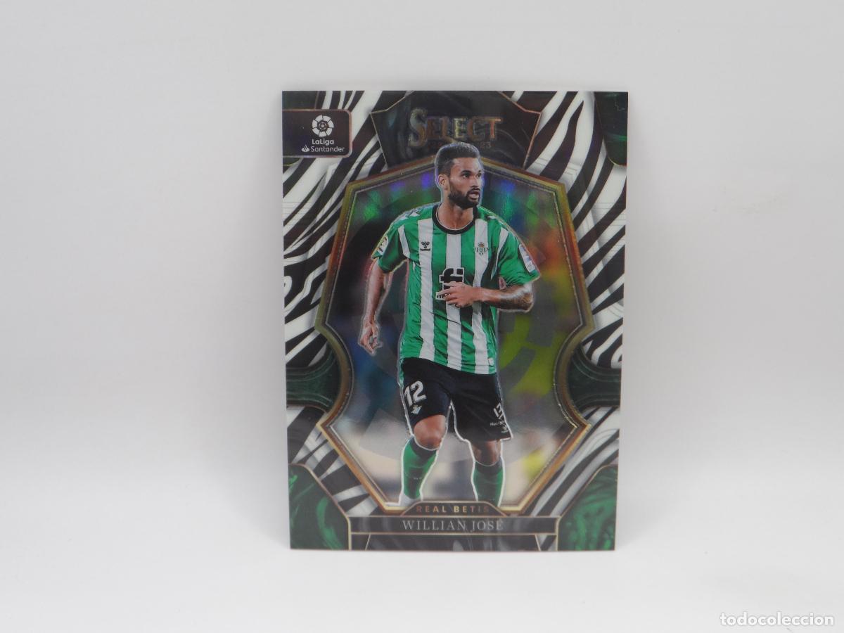 Fu&szlig;ball-Sticker: 158 WILLIAN JOSE NUMERADA /25 ZEBRA BETIS PANINI SELECT LIGA 2022 2023 22 23 PRIZM