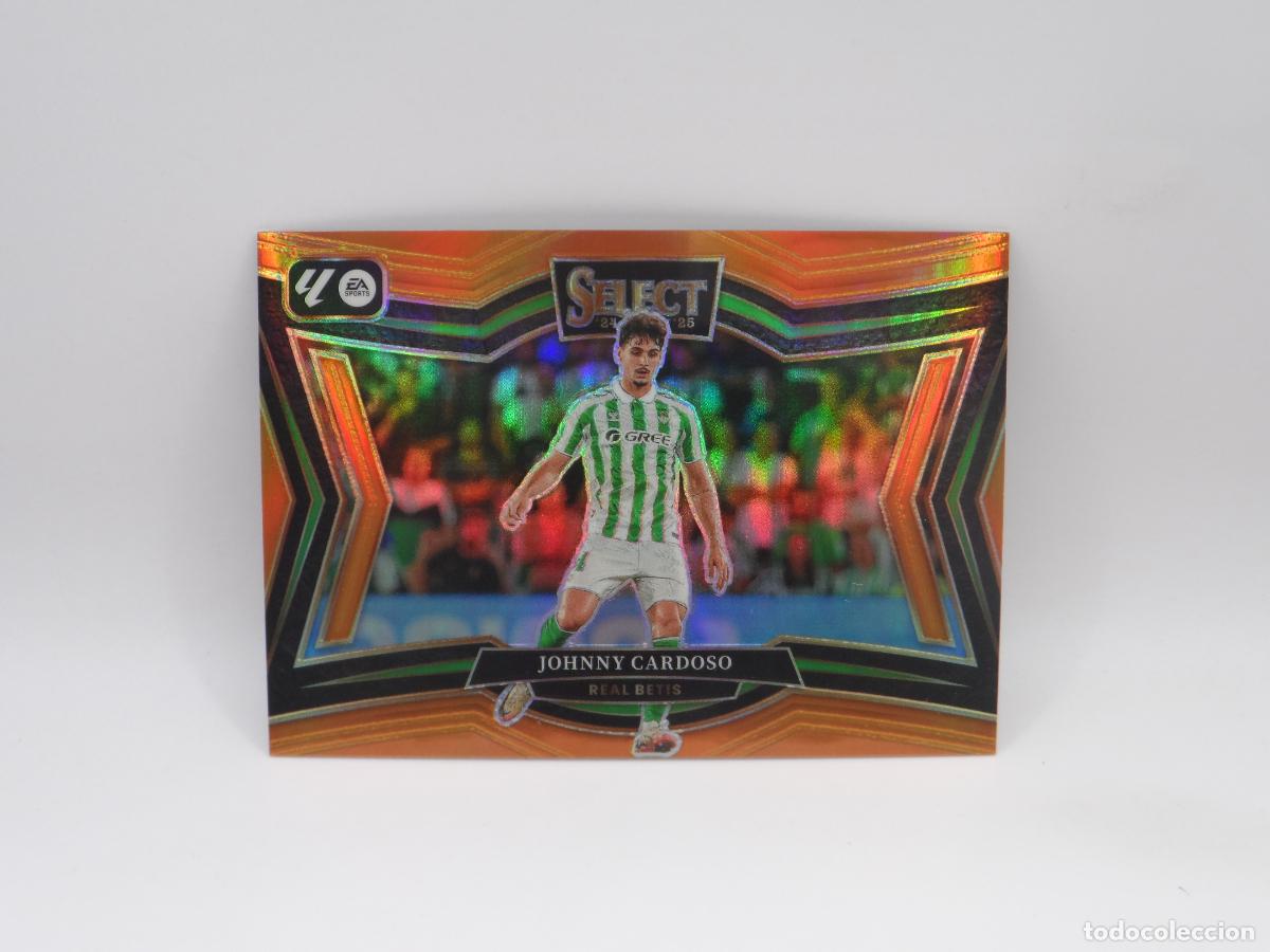Fu&szlig;ball-Sticker: 230 JOHNNY CARDOSO NUMERADA /49 ORANGE FIELD LEVEL BETIS PANINI SELECT LIGA 2024 2025 24 25