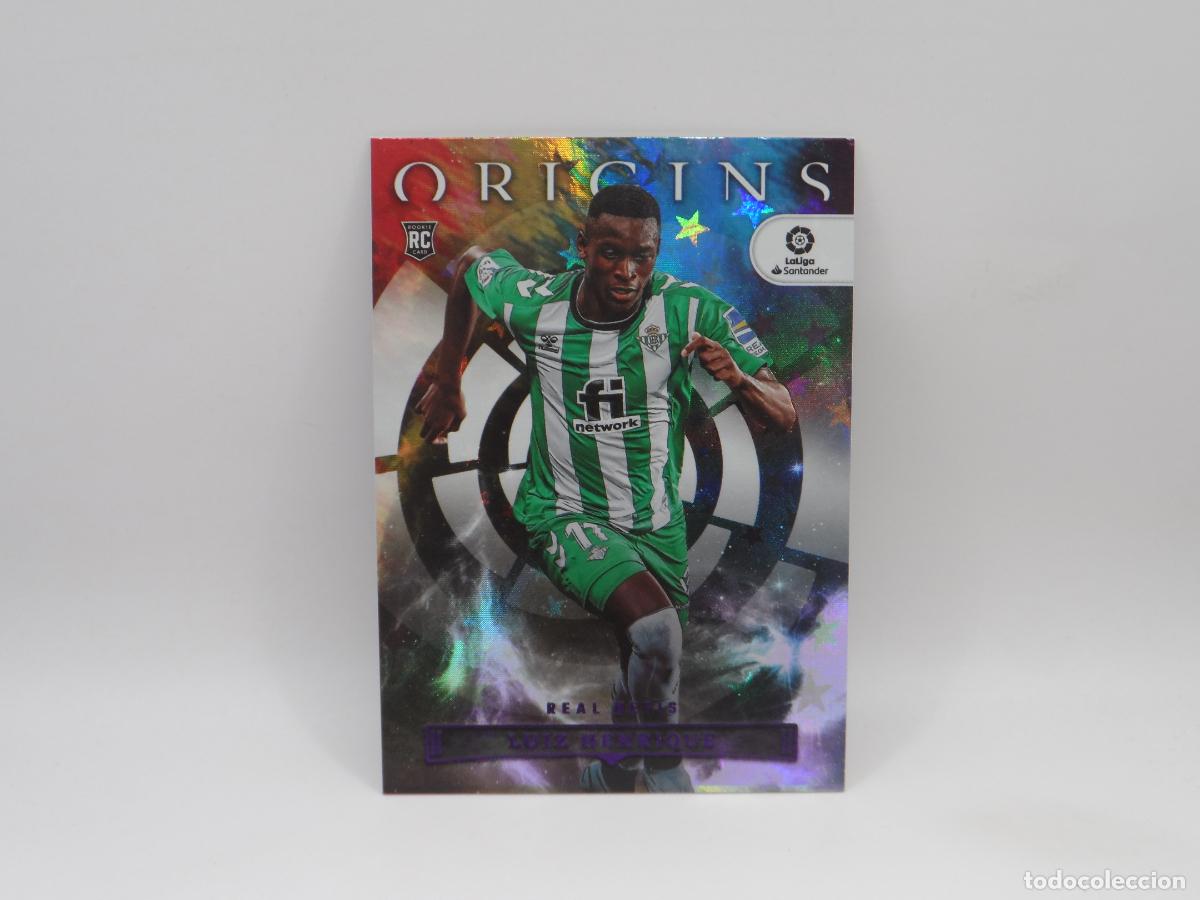 Fu&szlig;ball-Sticker: 91 LUIZ HENRIQUE ORIGINS PARALELA PURPLE ASTRO BETIS PANINI CHRONICLES SOCCER 2022 2023 22 23 ROOKIE
