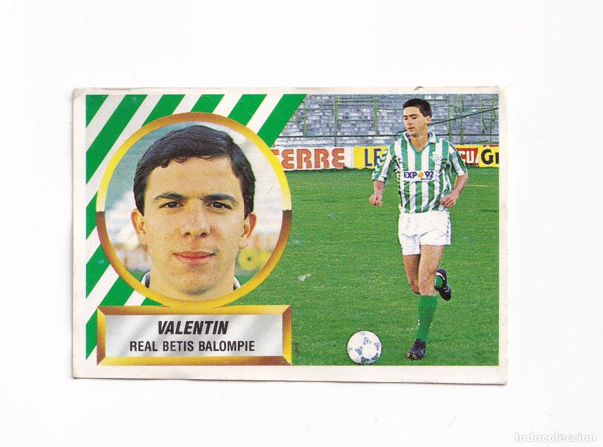 Fu&szlig;ball-Sticker: Cromo f&uacute;tbol VALENT&Iacute;N Betis 1988 1989 Ediciones Este SIN PEGAR