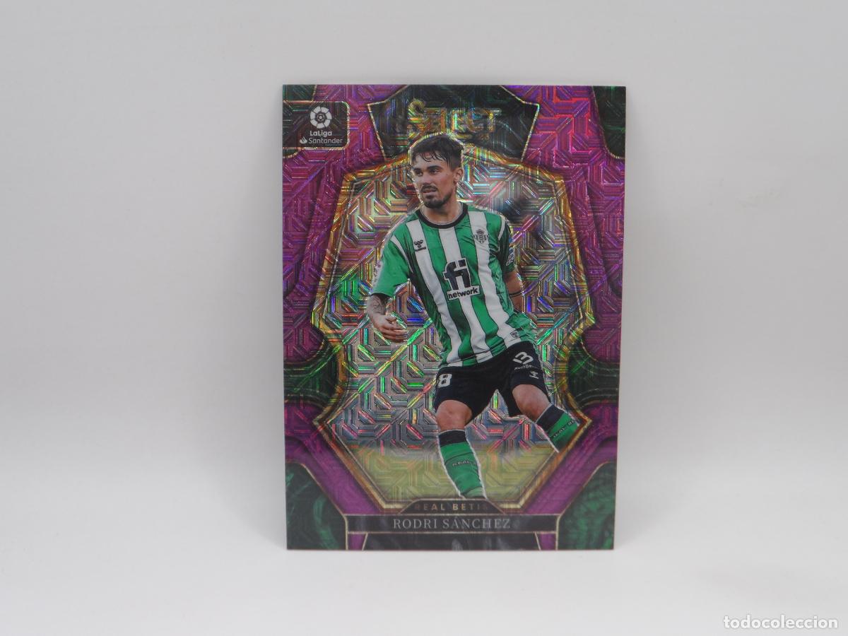 Fu&szlig;ball-Sticker: 156 RODRI SANCHEZ PARALELA PURPLE MOJO PRIZM BETIS PANINI SELECT 2022 2023 22 23