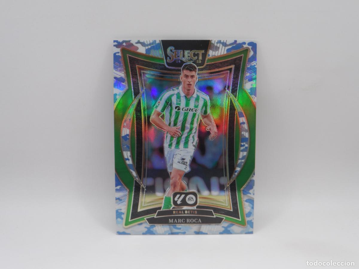 Fu&szlig;ball-Sticker: 38 MARC ROCA NUMERADA /30 WINTER CAMO BETIS PANINI SELECT LIGA 2024 2025 24 25
