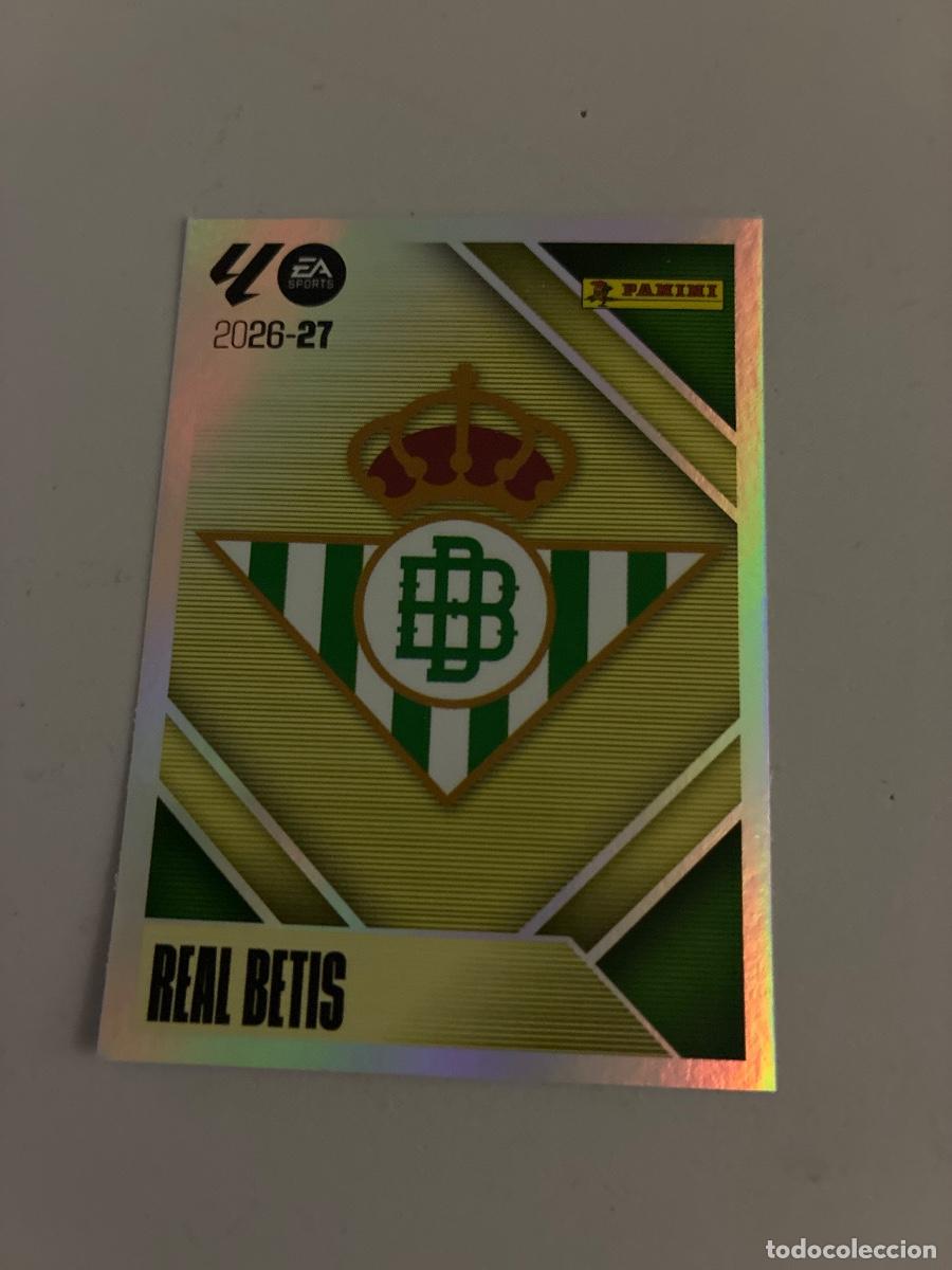 Fu&szlig;ball-Sticker: 1 ESCUDO REAL BETIS LIGA ESTE 2026 2027