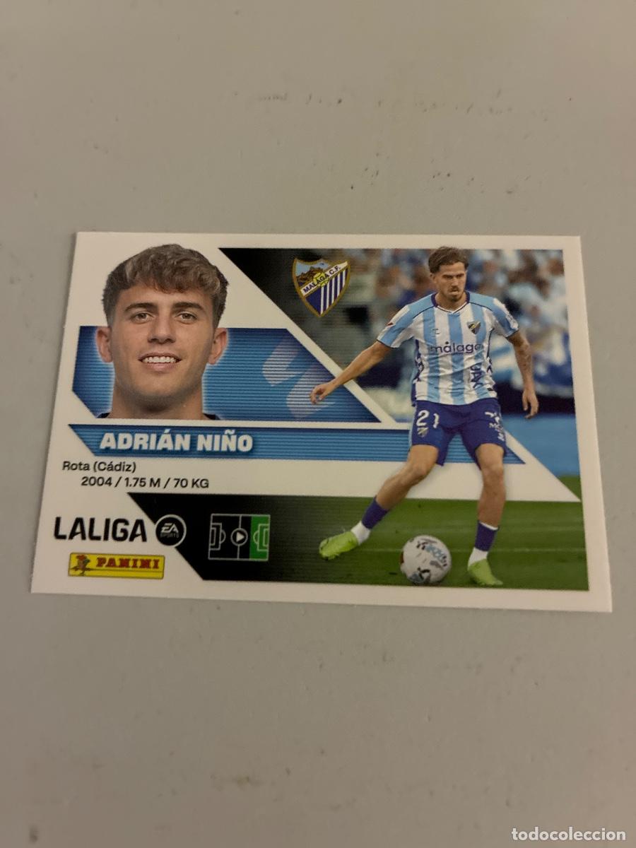 Fu&szlig;ball-Sticker: 18 ADRI&Aacute;N NI&Ntilde;O M&Aacute;LAGA LIGA ESTE 2026 2027