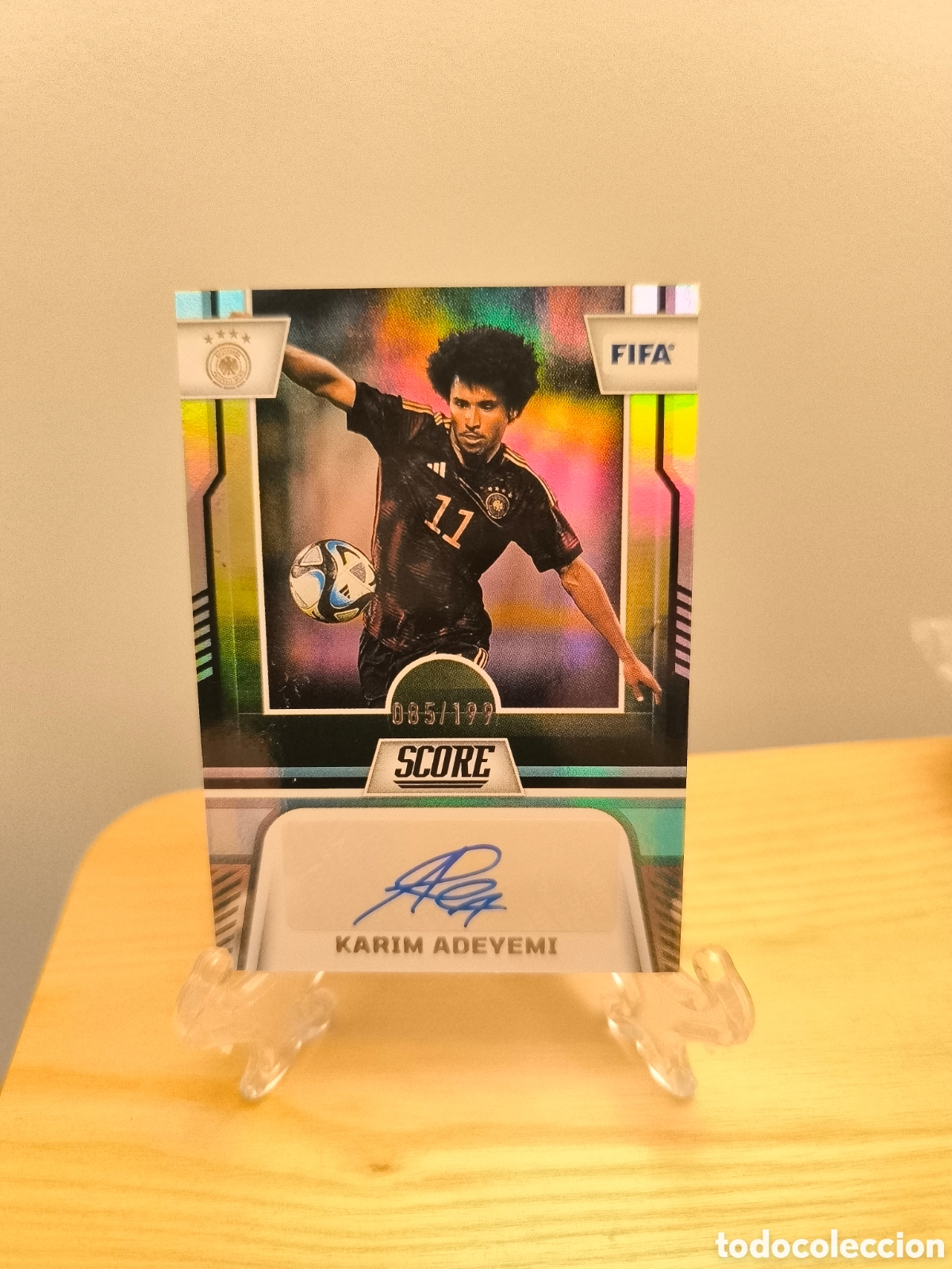 Fu&szlig;ball-Sticker: Autografo de Karim Adeyemi numerado /199 PANINI SCORE