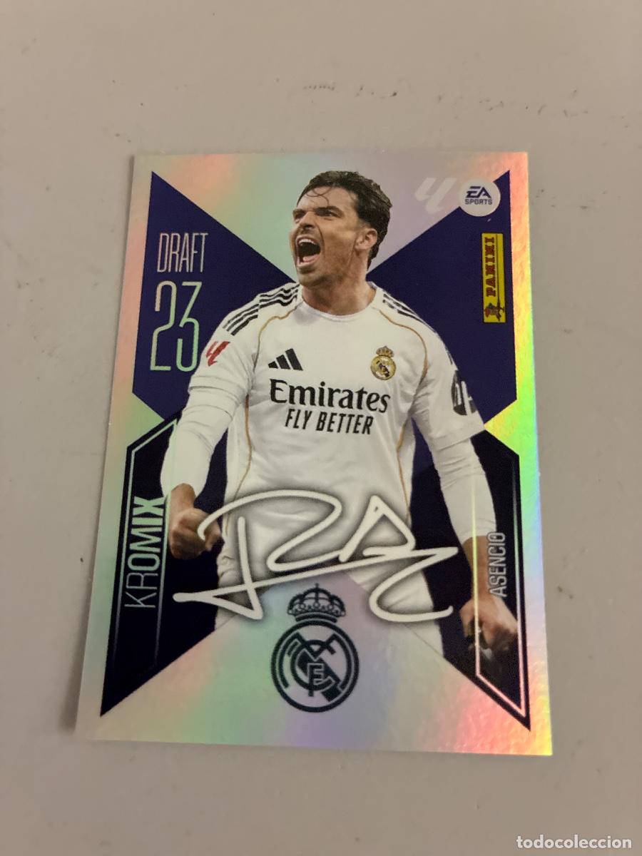 Fu&szlig;ball-Sticker: 1 ASENCIO KROMIX DRAFT 23 REAL MADRID LIGA ESTE 2026 2027