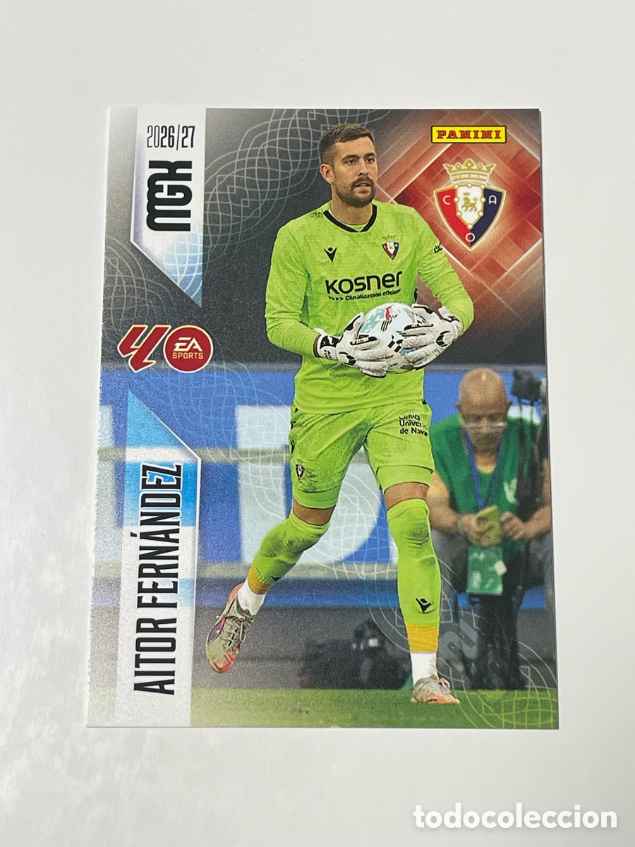 Cartes &agrave; collectionner de Football: Aitor Fern&aacute;ndez Osasuna Panini Megacracks 26/27 #255