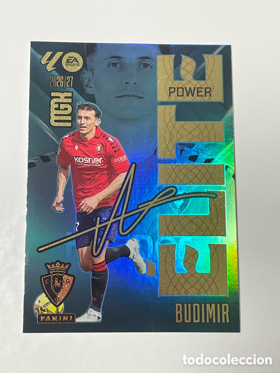Cromos de Futebol: Ante Budimir Osasuna Panini Megacracks 26/27 #3P Elite Power