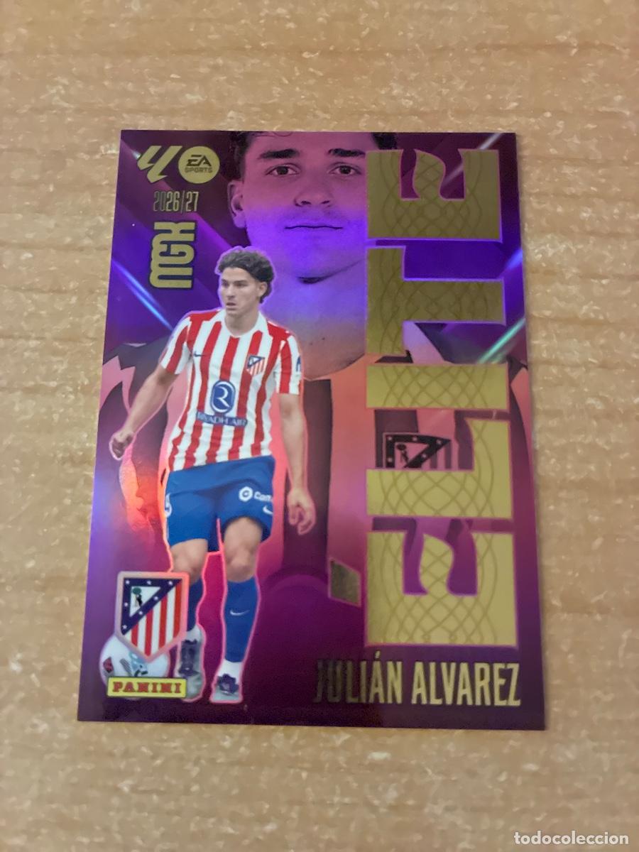 Cromos de Futebol: 8 JULIAN &Aacute;LVAREZ &Eacute;LITE ATL&Eacute;TICO MADRID MEGACRACKS 2026 2027