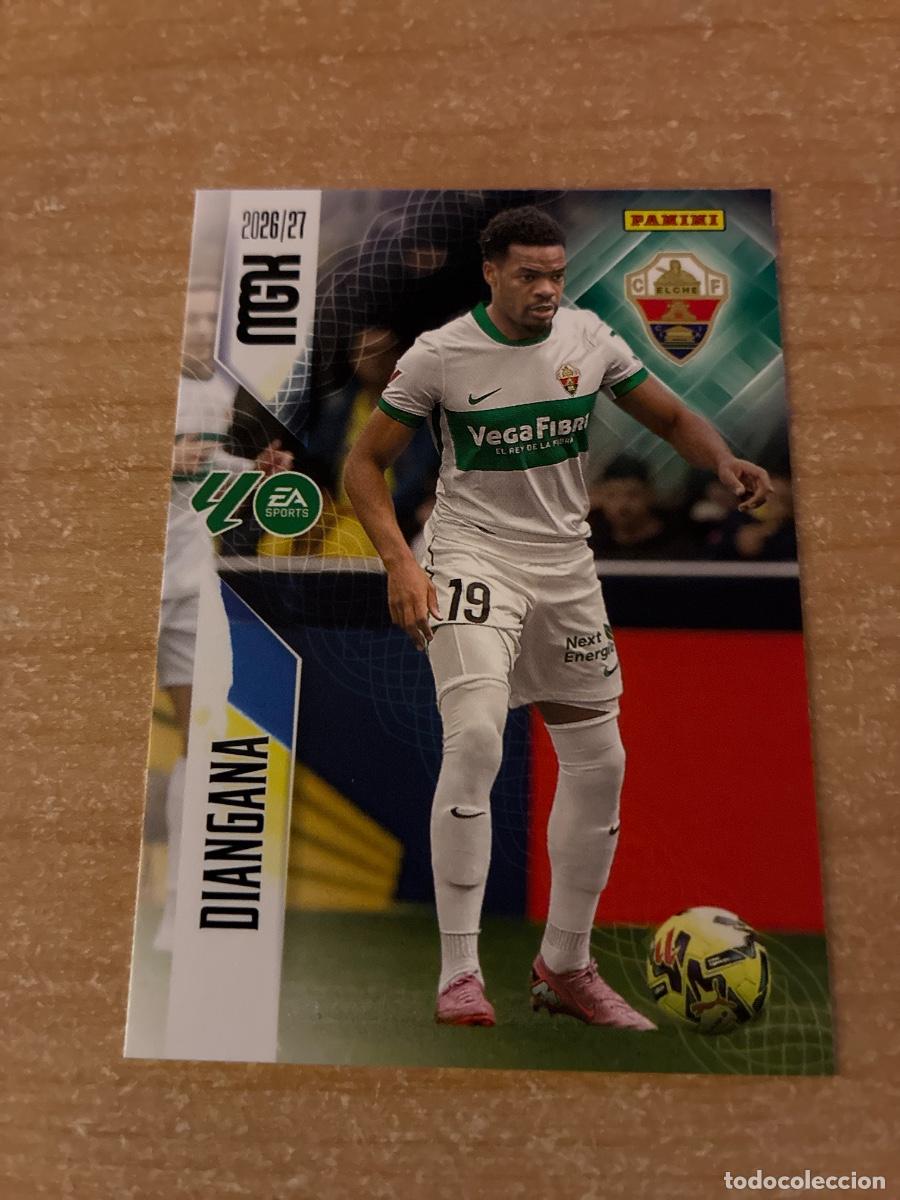 Cromos de f&uacute;tbol: 160 DIANGANA ELCHE MEGACRACKS 2026 2027