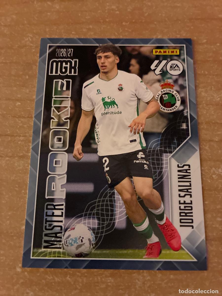Cromos de f&uacute;tbol: 414 JORGE SALINAS M&Aacute;STER ROOKIE MEGACRACKS 2026 2027
