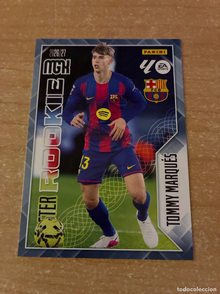 Cromos de f&uacute;tbol: 420 TOMMY MARQU&Eacute;S M&Aacute;STER ROOKIE BARCELONA MEGACRACKS 2026 2027