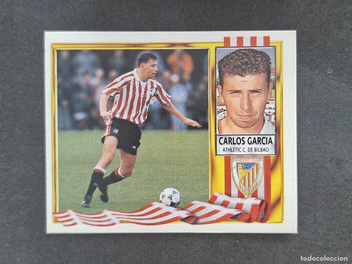 Fu&szlig;ball-Sticker: L3 CARLOS GARCIA ATHLETIC CLUB DE BILBAO COLOCA LIGA ESTE 1995 1996 95 96 NUNCA PEGADO SIN PEGAR