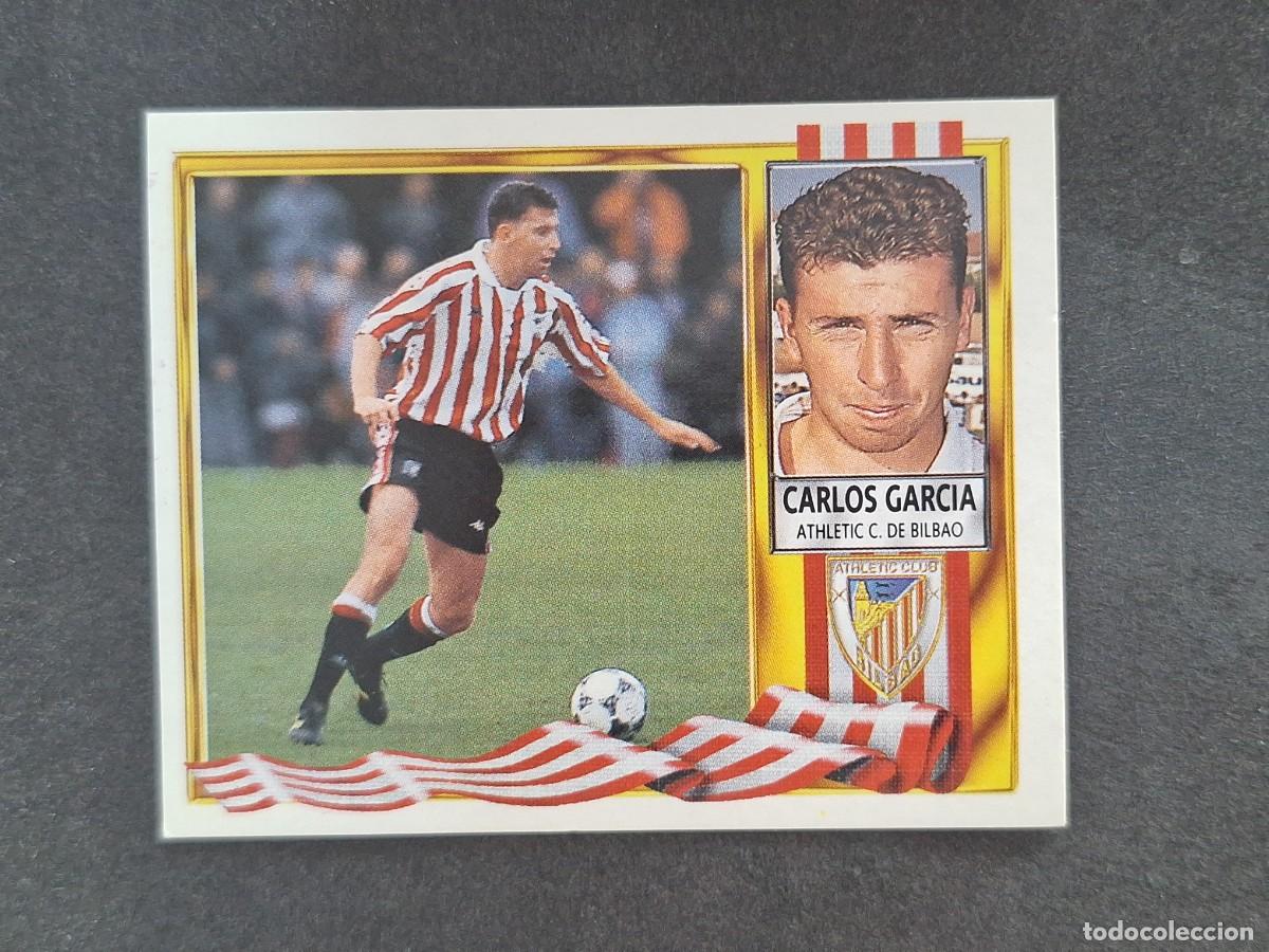 Fu&szlig;ball-Sticker: L3 CARLOS GARCIA ATHLETIC CLUB DE BILBAO COLOCA LIGA ESTE 1995 1996 95 96 NUNCA PEGADO SIN PEGAR