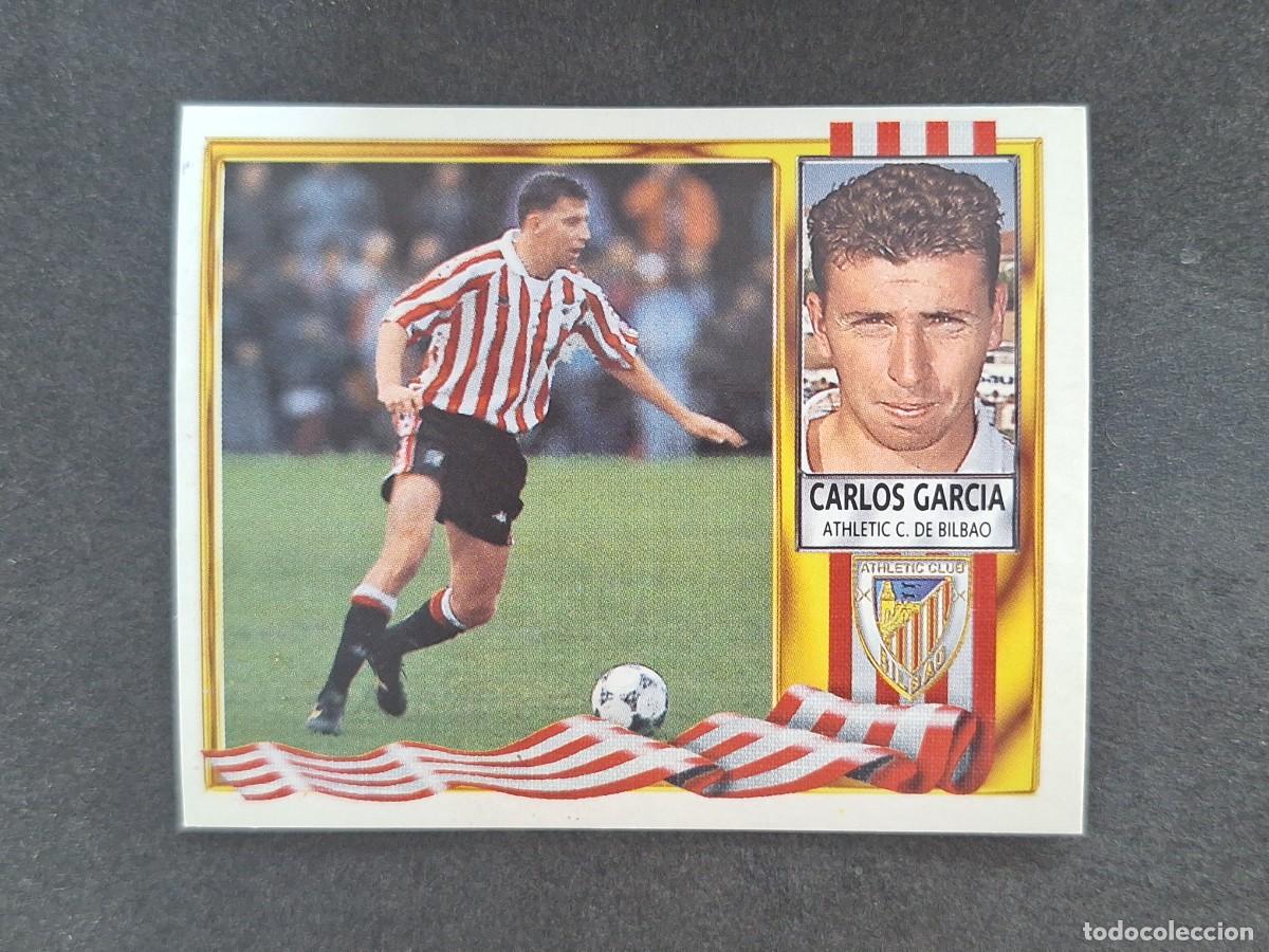 Fu&szlig;ball-Sticker: L3 CARLOS GARCIA ATHLETIC CLUB DE BILBAO COLOCA LIGA ESTE 1995 1996 95 96 NUNCA PEGADO SIN PEGAR