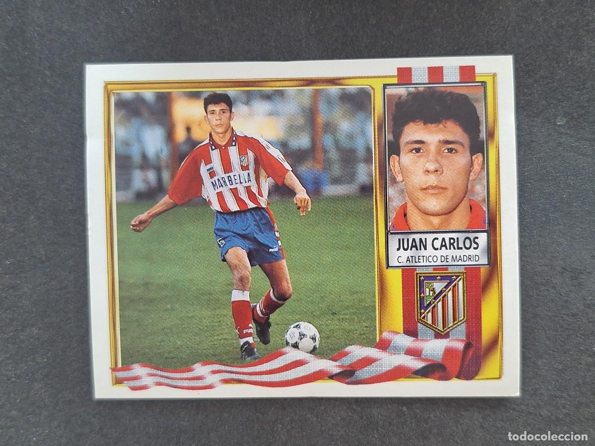 Fu&szlig;ball-Sticker: L3 JUAN CARLOS ATLETICO DE MADRID COLOCA LIGA ESTE 1995 1996 95 96 NUNCA PEGADO SIN PEGAR