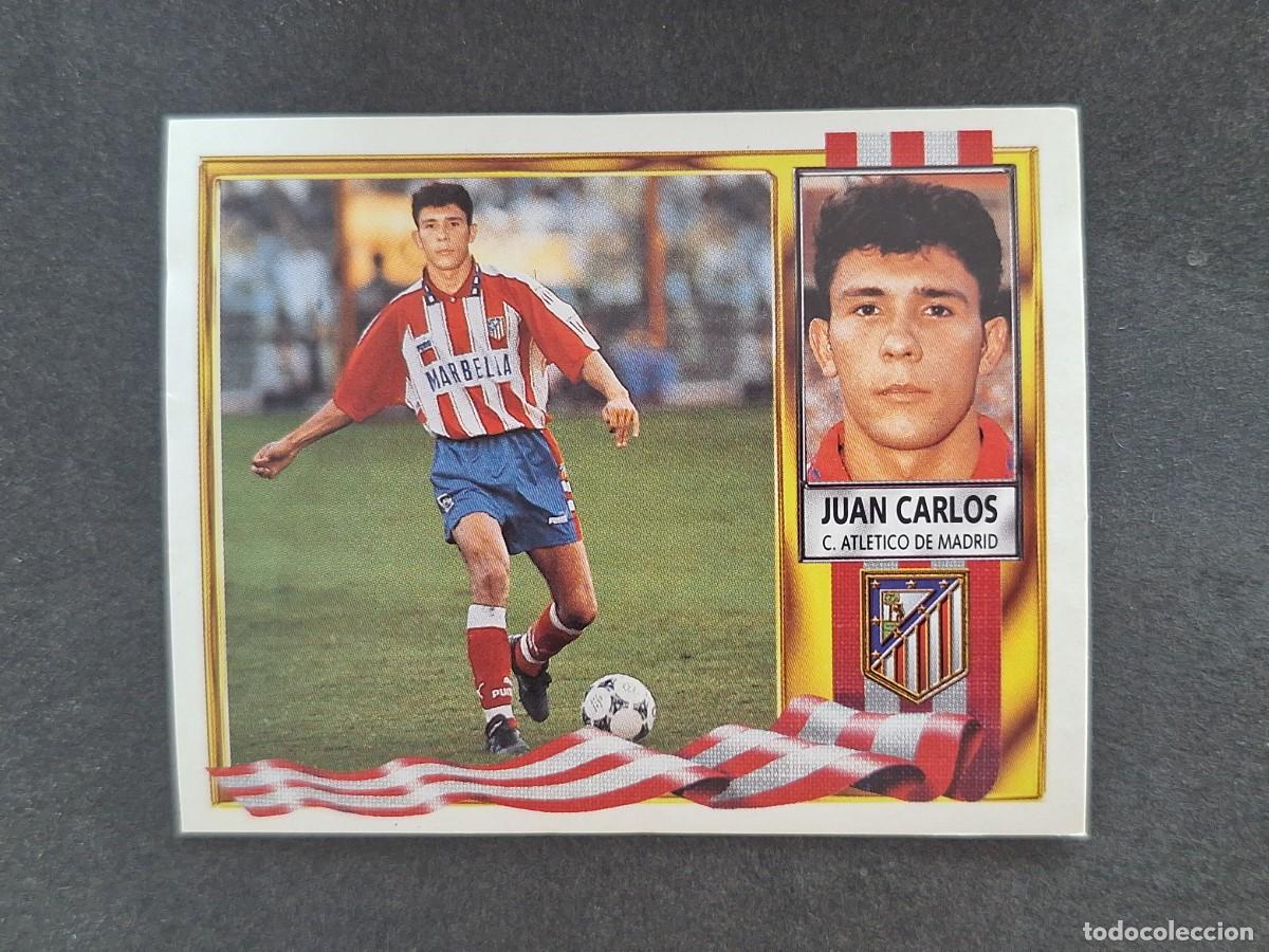 Fu&szlig;ball-Sticker: L3 JUAN CARLOS ATLETICO DE MADRID COLOCA LIGA ESTE 1995 1996 95 96 NUNCA PEGADO SIN PEGAR