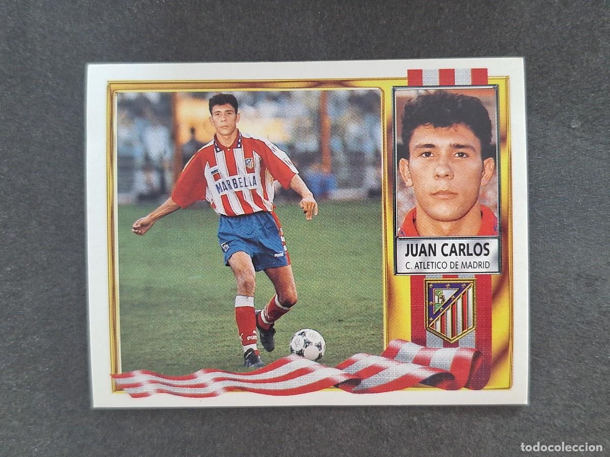 Fu&szlig;ball-Sticker: L3 JUAN CARLOS ATLETICO DE MADRID COLOCA LIGA ESTE 1995 1996 95 96 NUNCA PEGADO SIN PEGAR