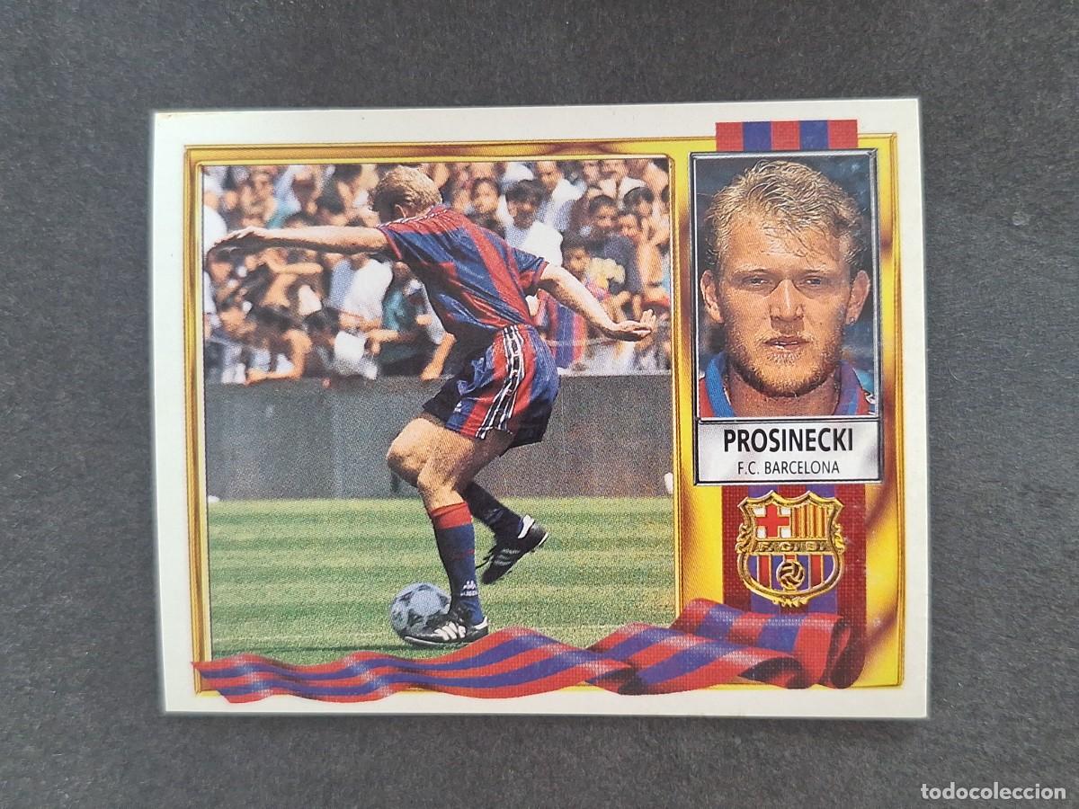 Fu&szlig;ball-Sticker: L3 PROSINECKI F. C. BARCELONA COLOCA LIGA ESTE 1995 1996 95 96 NUNCA PEGADO SIN PEGAR