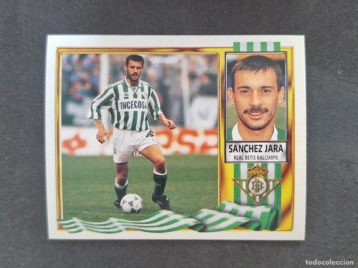 Fu&szlig;ball-Sticker: L3 SANCHEZ JARA REAL BETIS BALOMPIE COLOCA LIGA ESTE 1995 1996 95 96 NUNCA PEGADO SIN PEGAR