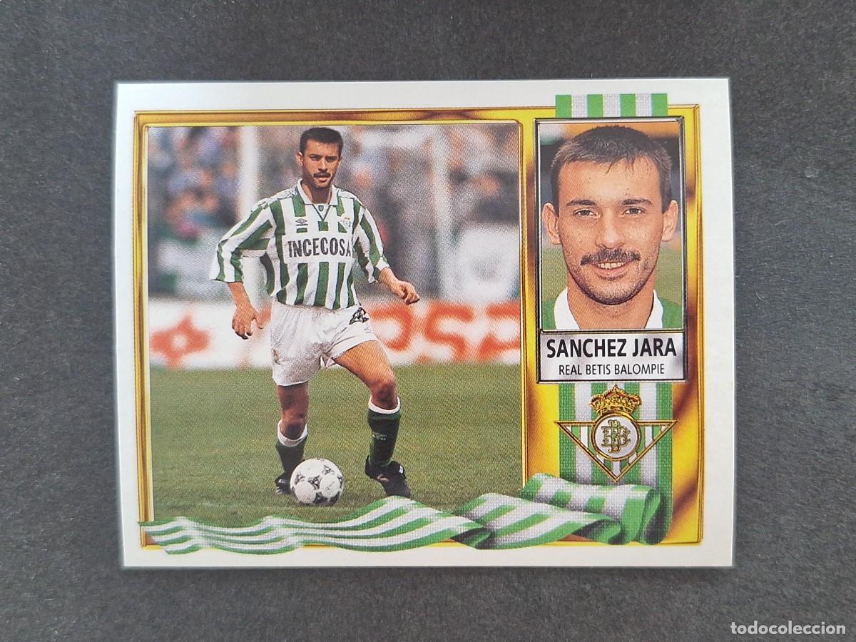 Fu&szlig;ball-Sticker: L3 SANCHEZ JARA REAL BETIS BALOMPIE COLOCA LIGA ESTE 1995 1996 95 96 NUNCA PEGADO SIN PEGAR