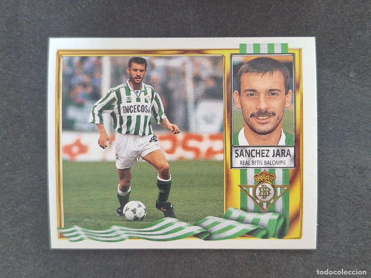 Fu&szlig;ball-Sticker: L3 SANCHEZ JARA REAL BETIS BALOMPIE COLOCA LIGA ESTE 1995 1996 95 96 NUNCA PEGADO SIN PEGAR