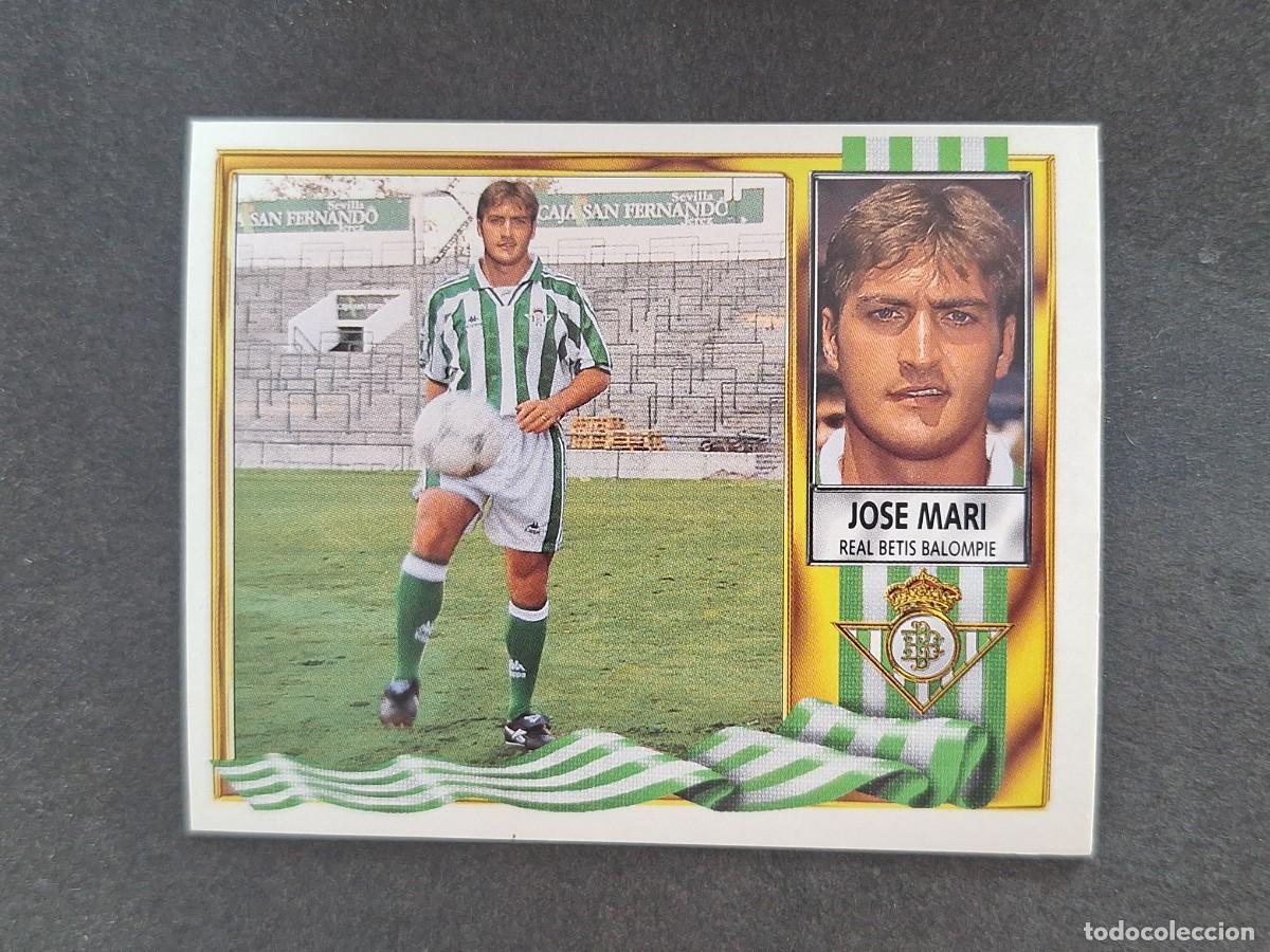 Fu&szlig;ball-Sticker: L3 JOSE MARI REAL BETIS BALOMPIE COLOCA LIGA ESTE 1995 1996 95 96 NUNCA PEGADO SIN PEGAR