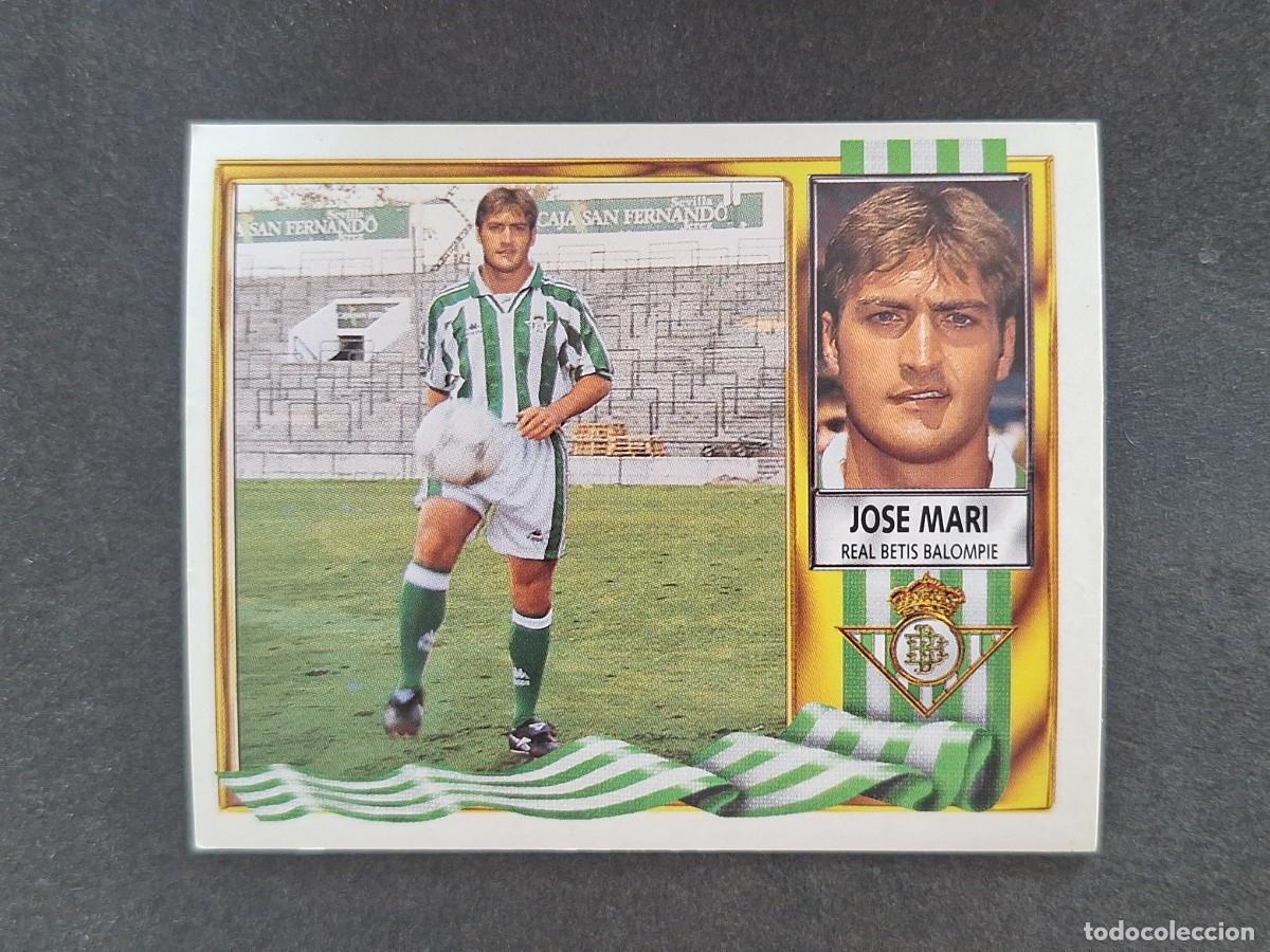 Fu&szlig;ball-Sticker: L3 JOSE MARI REAL BETIS BALOMPIE COLOCA LIGA ESTE 1995 1996 95 96 NUNCA PEGADO SIN PEGAR
