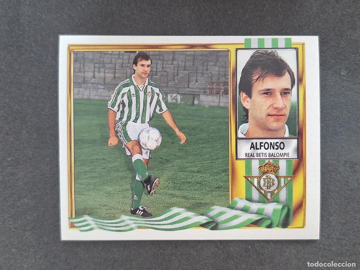 Cromos de Futebol: L3 ALFONSO REAL BETIS BALOMPIE COLOCA LIGA ESTE 1995 1996 95 96 NUNCA PEGADO SIN PEGAR