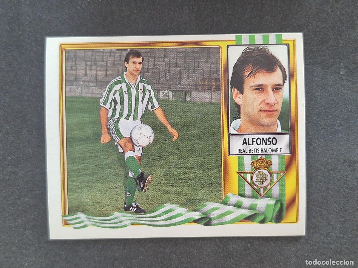 Fu&szlig;ball-Sticker: L3 ALFONSO REAL BETIS BALOMPIE COLOCA LIGA ESTE 1995 1996 95 96 NUNCA PEGADO SIN PEGAR
