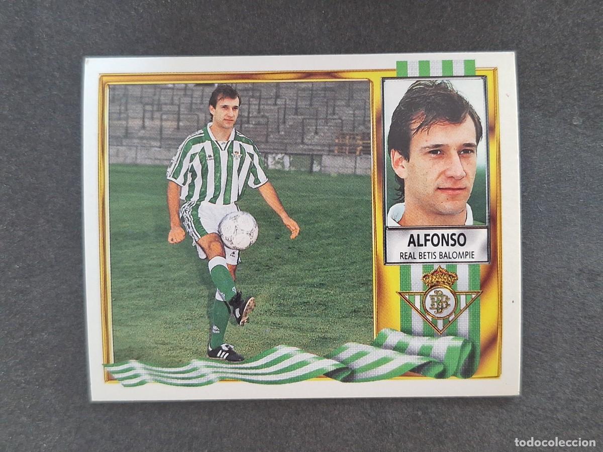 Fu&szlig;ball-Sticker: L3 ALFONSO REAL BETIS BALOMPIE COLOCA LIGA ESTE 1995 1996 95 96 NUNCA PEGADO SIN PEGAR