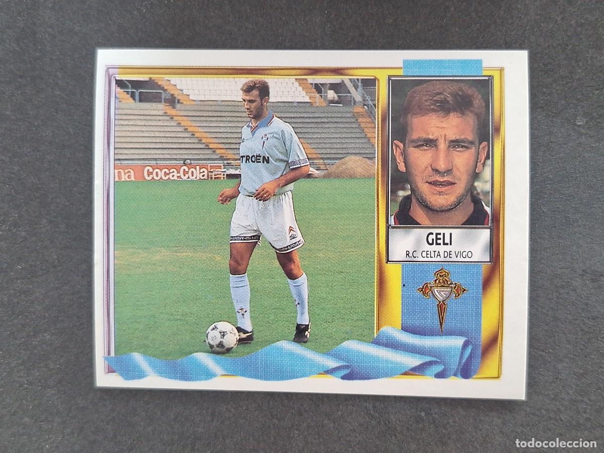 Fu&szlig;ball-Sticker: L3 GELI CELTA DE VIGO COLOCA LIGA ESTE 1995 1996 95 96 NUNCA PEGADO SIN PEGAR