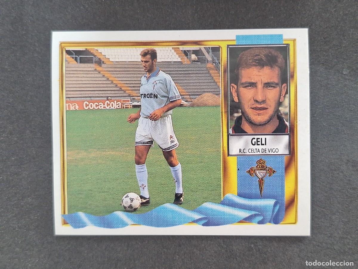 Fu&szlig;ball-Sticker: L3 GELI CELTA DE VIGO COLOCA LIGA ESTE 1995 1996 95 96 NUNCA PEGADO SIN PEGAR