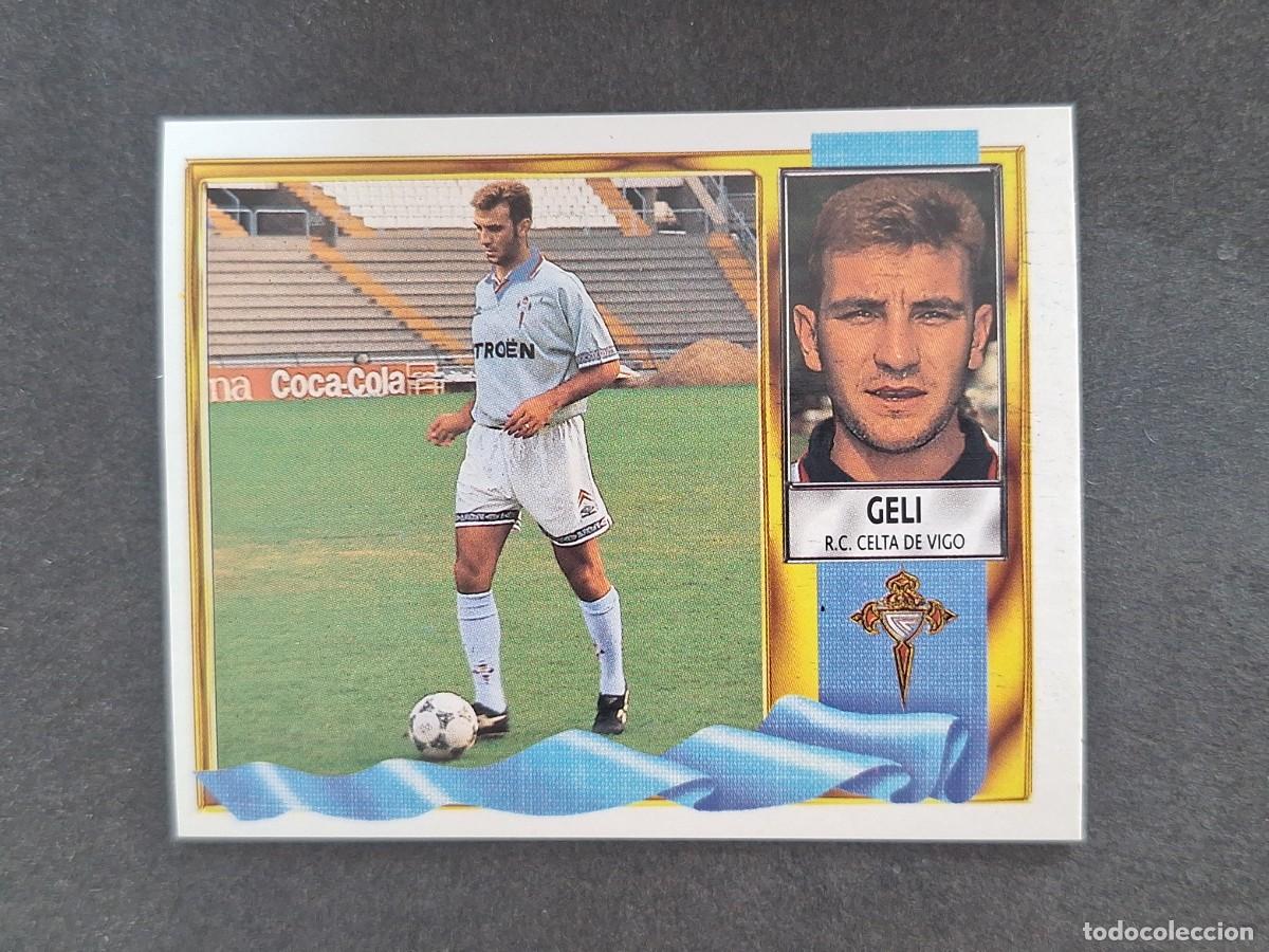 Fu&szlig;ball-Sticker: L3 GELI CELTA DE VIGO COLOCA LIGA ESTE 1995 1996 95 96 NUNCA PEGADO SIN PEGAR