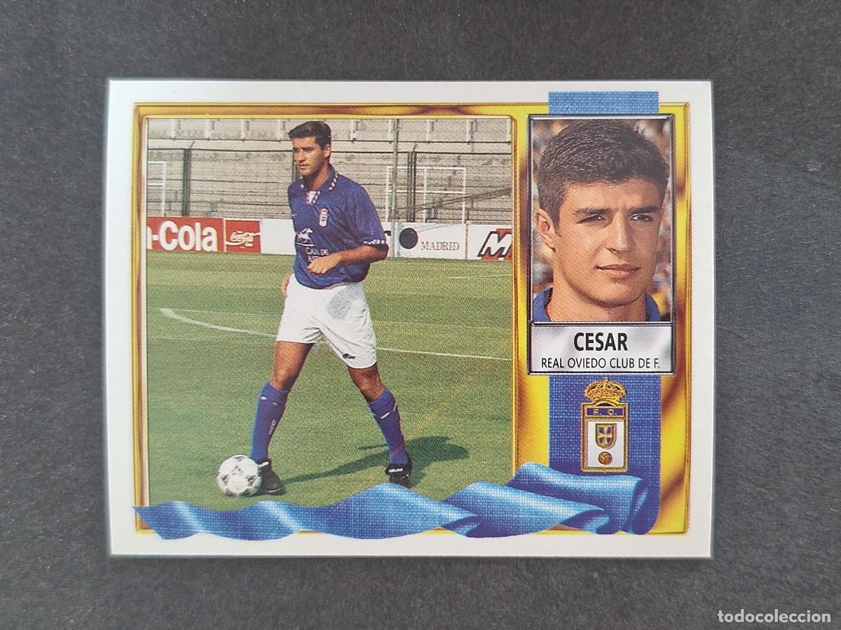 Figurine di Calcio: L3 CESAR REAL OVIEDO COLOCA LIGA ESTE 1995 1996 95 96 NUNCA PEGADO SIN PEGAR
