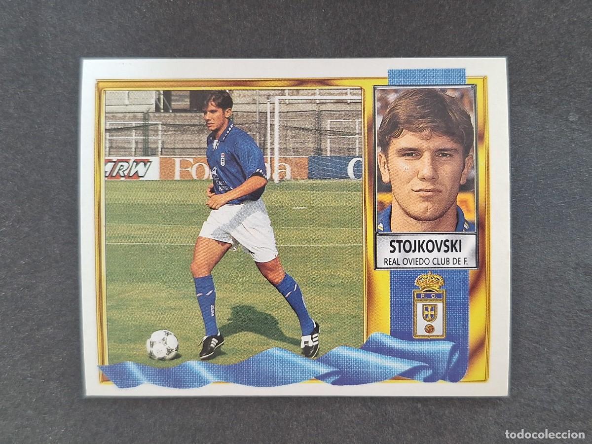 Figurine di Calcio: L3 STOJKOVSKI REAL OVIEDO COLOCA LIGA ESTE 1995 1996 95 96 NUNCA PEGADO SIN PEGAR