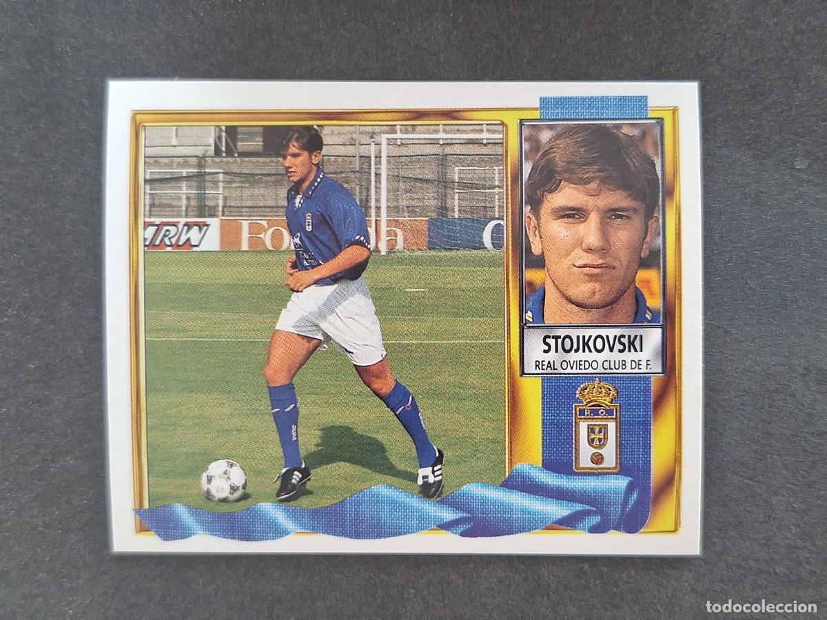 Figurine di Calcio: L3 STOJKOVSKI REAL OVIEDO COLOCA LIGA ESTE 1995 1996 95 96 NUNCA PEGADO SIN PEGAR