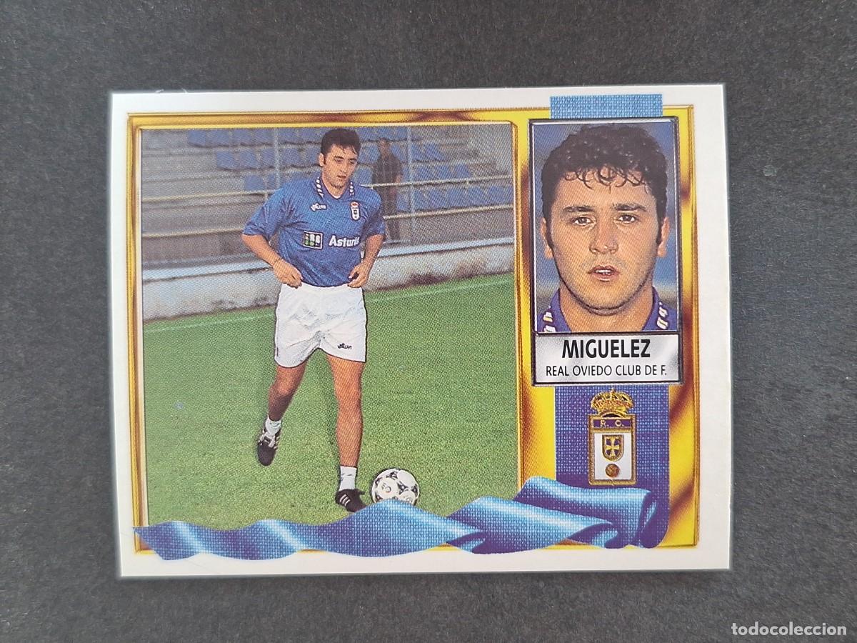 Football Stickers: L3 MIGUELEZ REAL OVIEDO COLOCA LIGA ESTE 1995 1996 95 96 NUNCA PEGADO SIN PEGAR