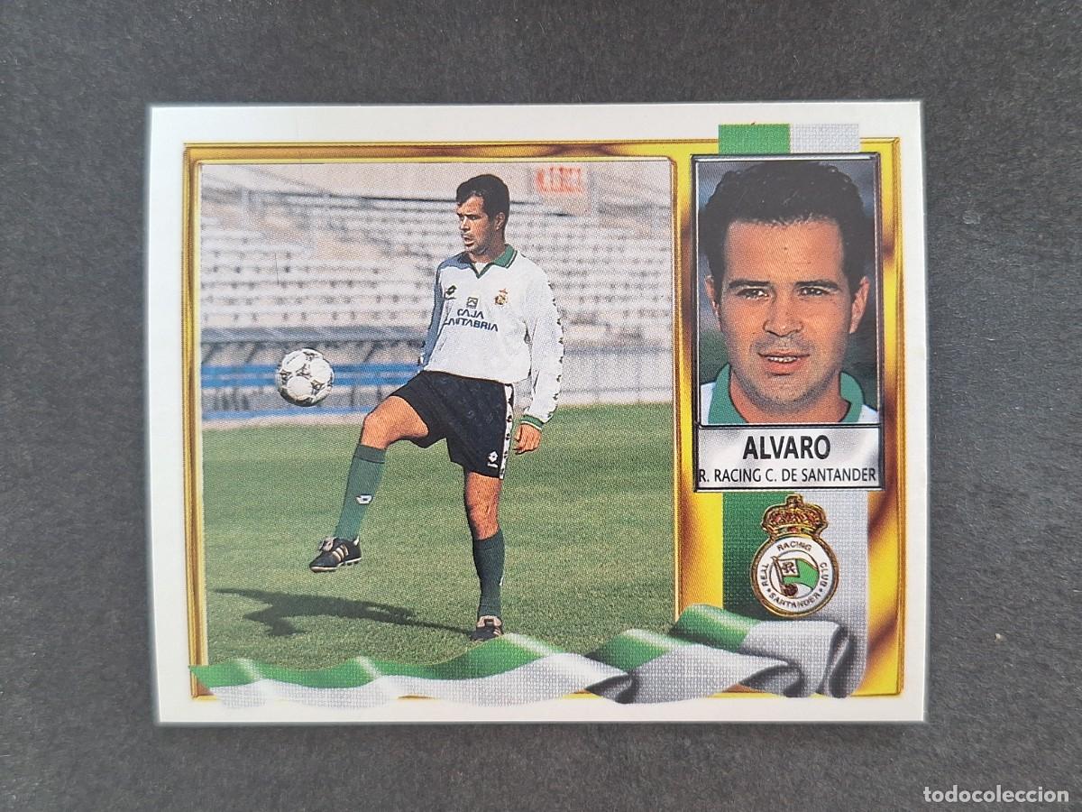 Football Stickers: L3 ALVARO RACING DE SANTANDER COLOCA LIGA ESTE 1995 1996 95 96 NUNCA PEGADO SIN PEGAR