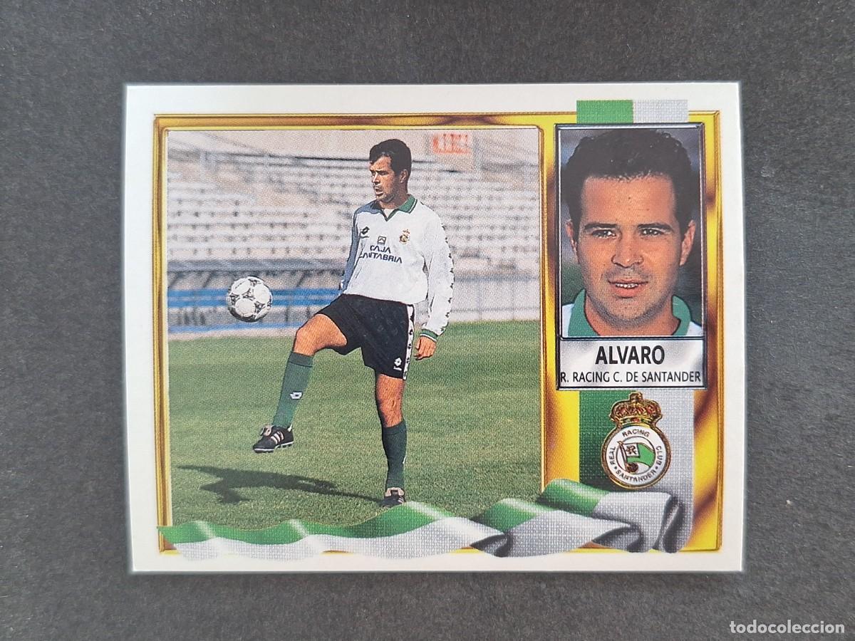 Football Stickers: L3 ALVARO RACING DE SANTANDER COLOCA LIGA ESTE 1995 1996 95 96 NUNCA PEGADO SIN PEGAR