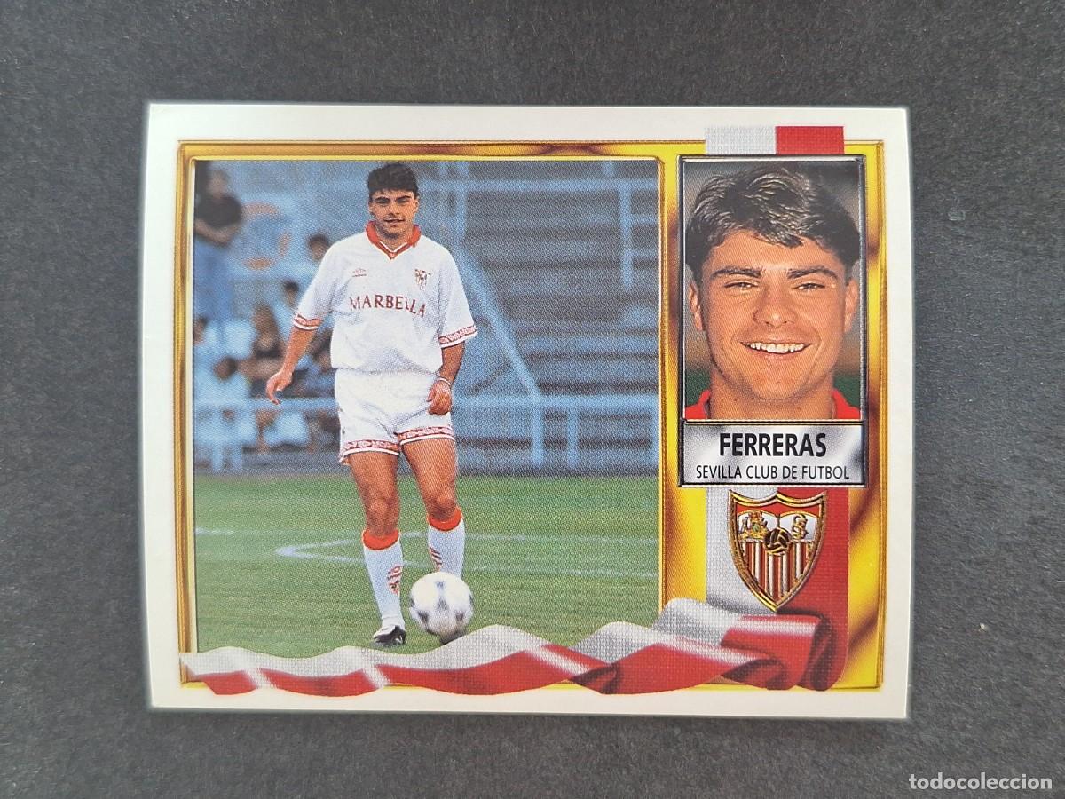 Football Stickers: L3 FERRERAS SEVILLA F. C. COLOCA LIGA ESTE 1995 1996 95 96 NUNCA PEGADO SIN PEGAR