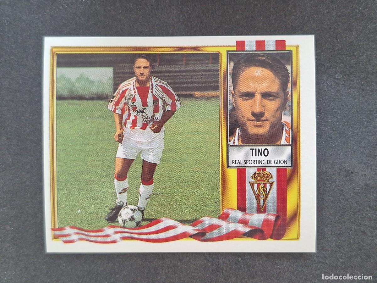 Football Stickers: L3 TINO SPORTING DE GIJON COLOCA LIGA ESTE 1995 1996 95 96 NUNCA PEGADO SIN PEGAR