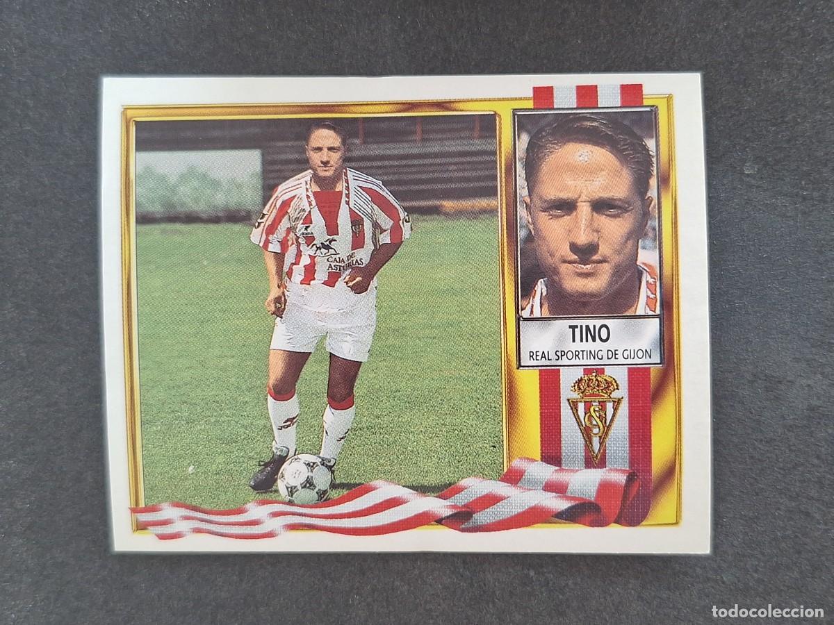 Football Stickers: L3 TINO SPORTING DE GIJON COLOCA LIGA ESTE 1995 1996 95 96 NUNCA PEGADO SIN PEGAR