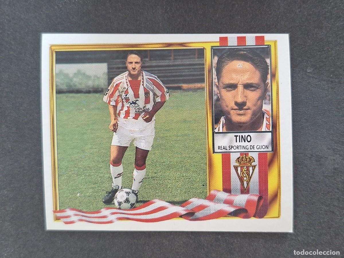 Football Stickers: L3 TINO SPORTING DE GIJON COLOCA LIGA ESTE 1995 1996 95 96 NUNCA PEGADO SIN PEGAR