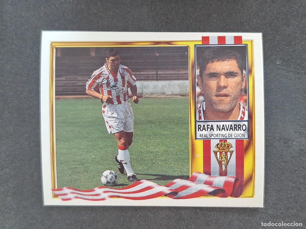 Fu&szlig;ball-Sticker: L3 RAFA NAVARRO SPORTING DE GIJON COLOCA LIGA ESTE 1995 1996 95 96 NUNCA PEGADO SIN PEGAR